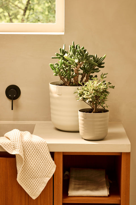 Blomsterpotte 25cm beige, Dune