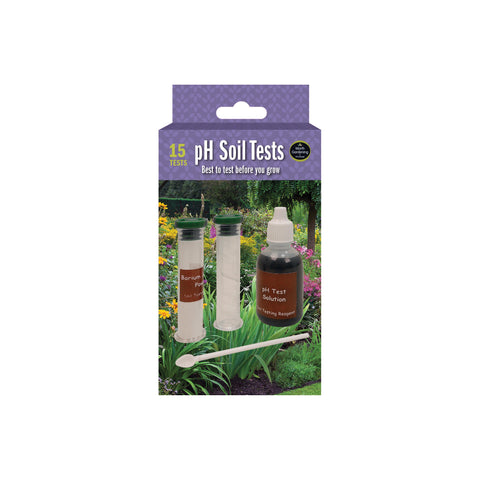 pH test kit for jord, 15pk